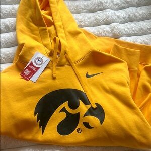 University of Iowa Nike Gold Hoodie-Brand new With tags